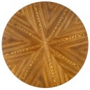 Стол обеденный HALMAR CARMELO орех/черный 100